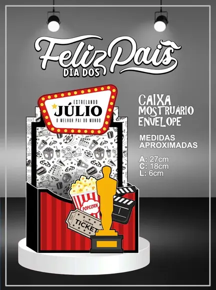 Arquivo de Corte Dia dos Pais - Studio e pdf (1120)