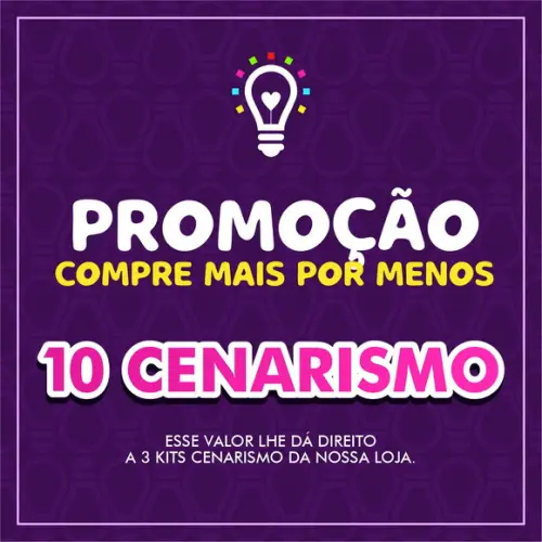 Promoção Cenarismo 10 Kits