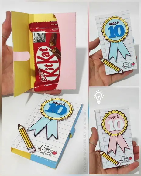Arquivo de Corte Caixa Kit Kat Dia dos Professores (01223)