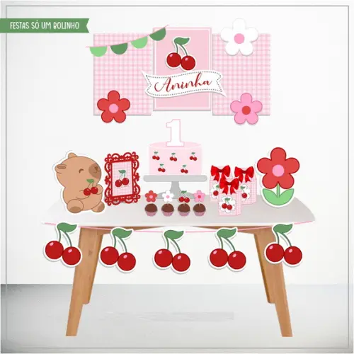 Kit Só Um Bolinho Cerejinha - Studio e pdf (0926))