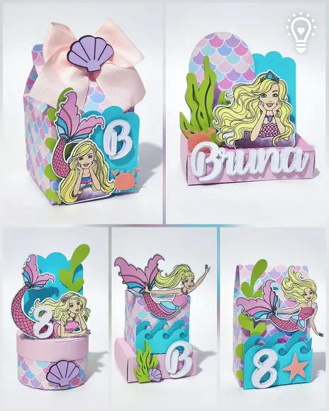 Arquivo de Corte Barbie Sereia - Studio e pdf (1136)