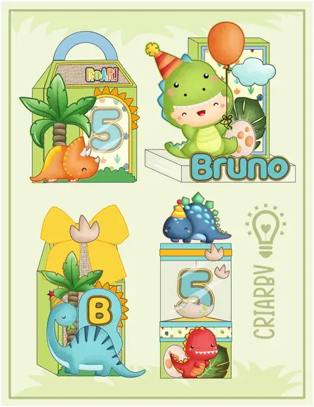 Arquivo de Corte Cenarismo Dino - Studio e Pdf(1109)