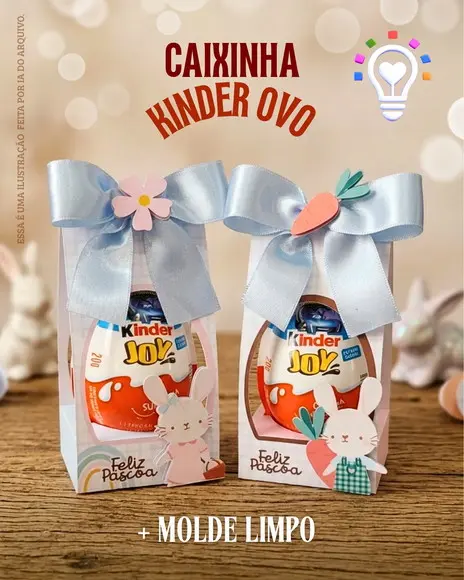 Arquivo de Corte Caixinha Kinder Ovo - Studio e pdf (1439)