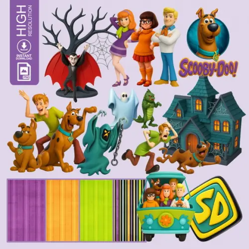 Kit Digital Scoob Doo - (1405)