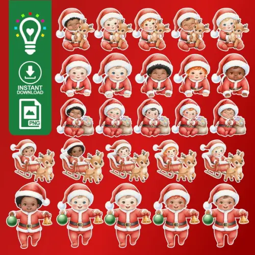 Kit Digital Bebê Noel - (01343)
