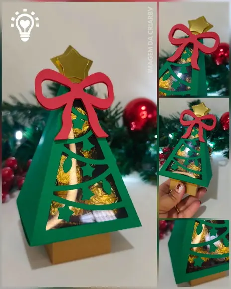 Arvore para Doces Simples Natal - Studio e pdf (01304)