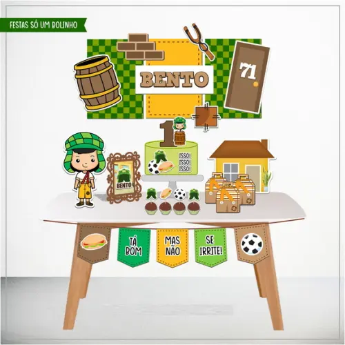 Kit Só Um Bolinho Chaves - Studio e pdf (0937)