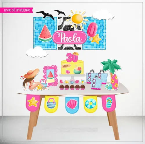 Kit Só Um Bolinho Verão - Studio e pdf (0981)