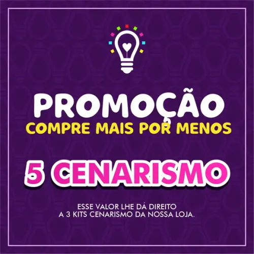 Promoção Cenarismo 5 Kits