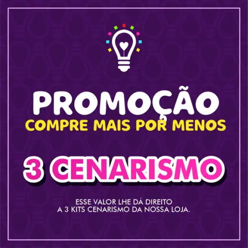 Promoção Cenarismo 3 Kits
