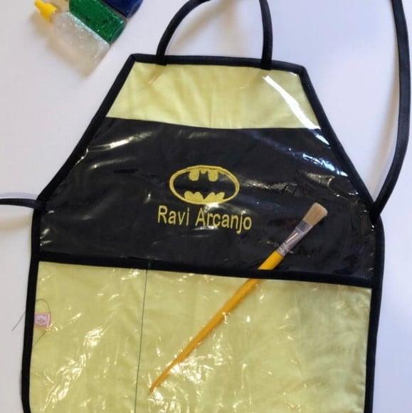 Avental Infantil Personalizado Batman