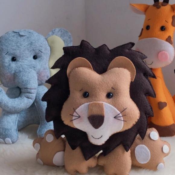 Kit Bichinhos Safari em Feltro