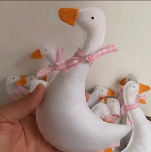 Patinhos em Feltro Pedido Personalizado