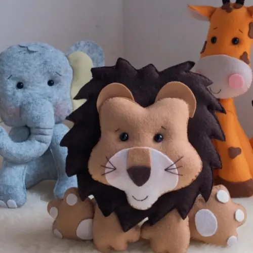 Kit Bichinhos Safari em Feltro