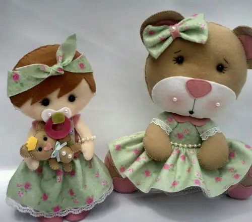 Kit menina ursa princesa