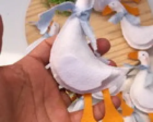 Patinhos em Feltro Pedido Personalizado