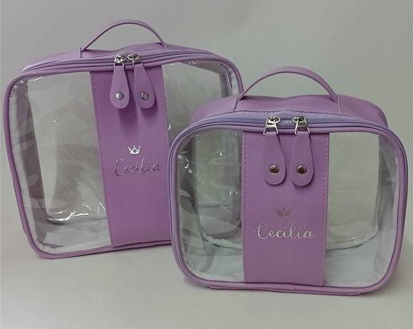 Kit Frasqueira Maleta M e G Personalizado