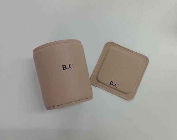 Kit Porta Lápis + Porta Copo em Sintético Personalizados