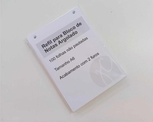 Refil para Bloco de Notas sem pauta