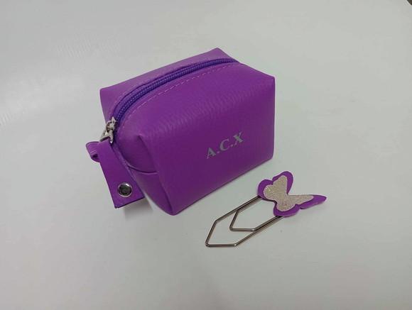 Porta Moedas Box em Sintético Personalizado