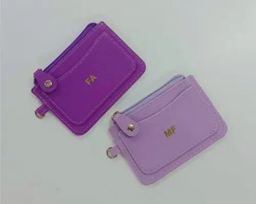 Porta Cartão + Porta Moedas em Sintético Personalizado