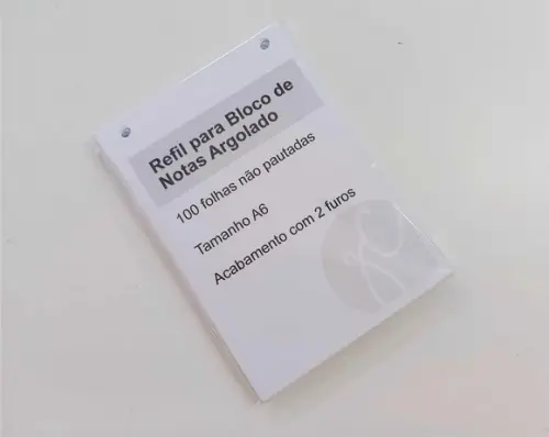 Refil para Bloco de Notas sem pauta