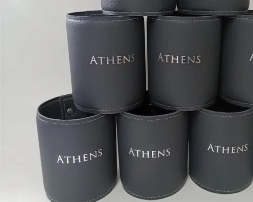 Porta Lápis de Mesa em Sintético Personalizado