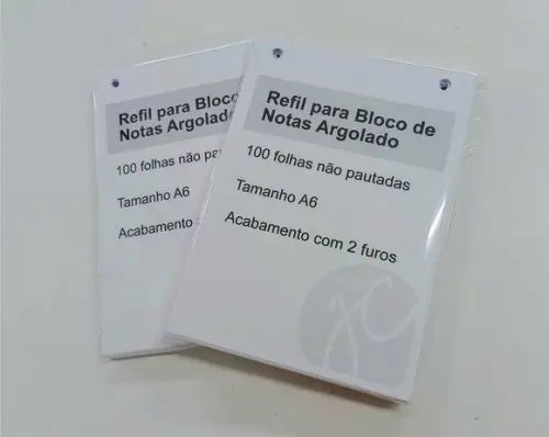 Kit 2 Refil para Bloco de Notas