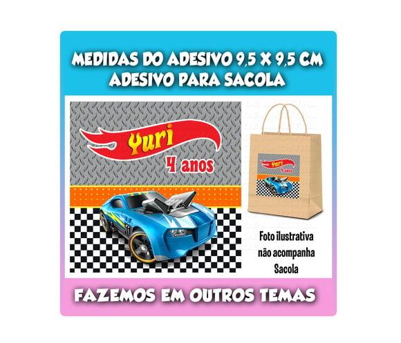 Adesivo para Sacolinha Surpresa Hot Wheels