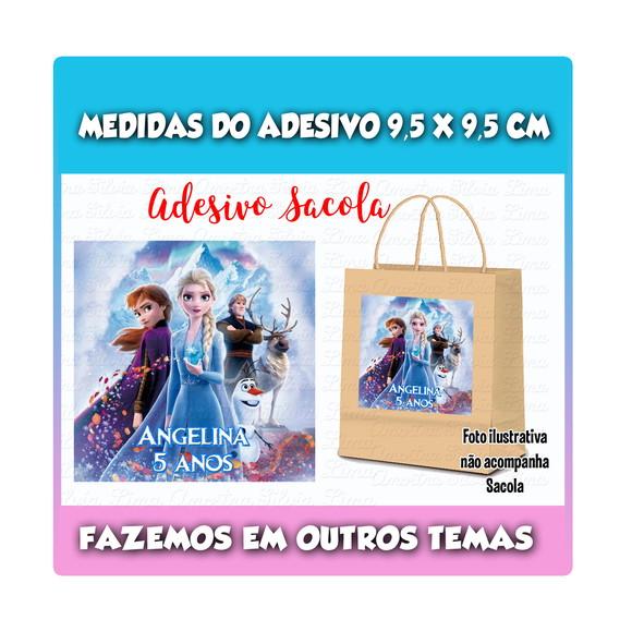 Adesivo para Sacolinha Surpresa Frozen 2