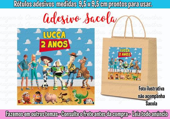 Adesivo para Sacolinha Surpresa Toy Story