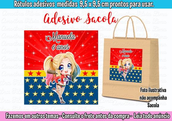 Adesivo para Sacolinha Surpresa Alerquina