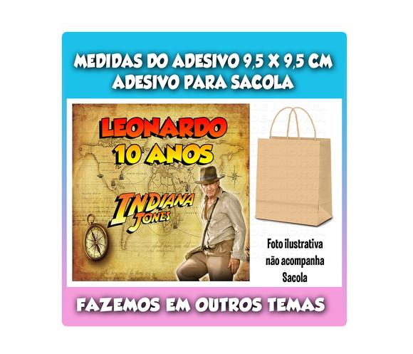 Adesivo para Sacola Indiana Jones