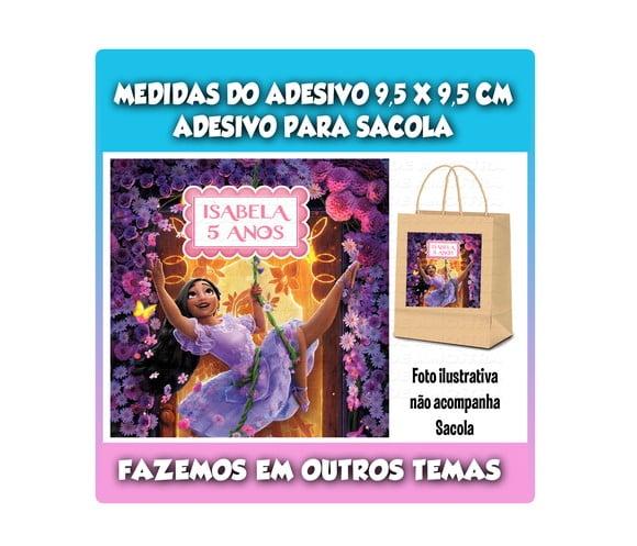 Adesivo para Sacolinha Surpresa Encanto Isabela