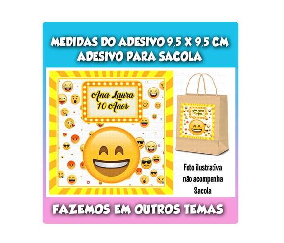Adesivo para Sacolinha Surpresa Emoji