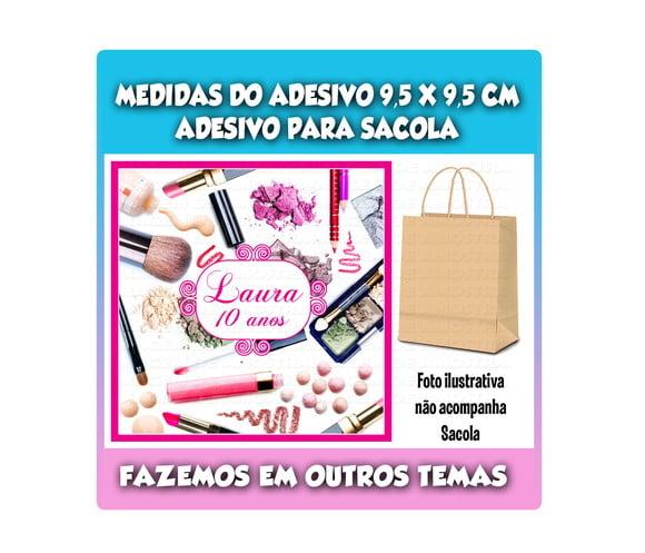 Adesivo para Sacolinha Surpresa Maquiagem
