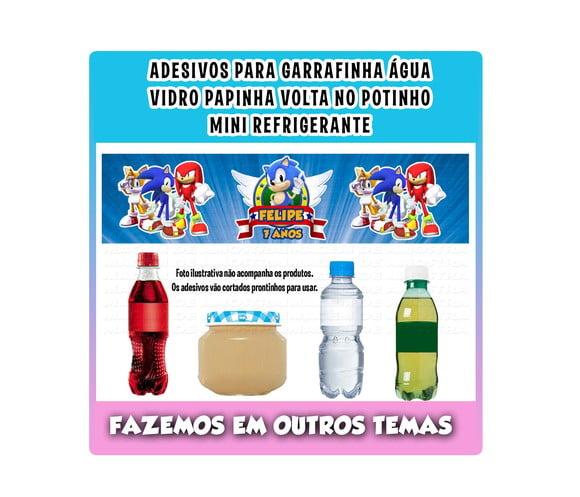 Adesivos para Água Refrigerante Papinha Sonic