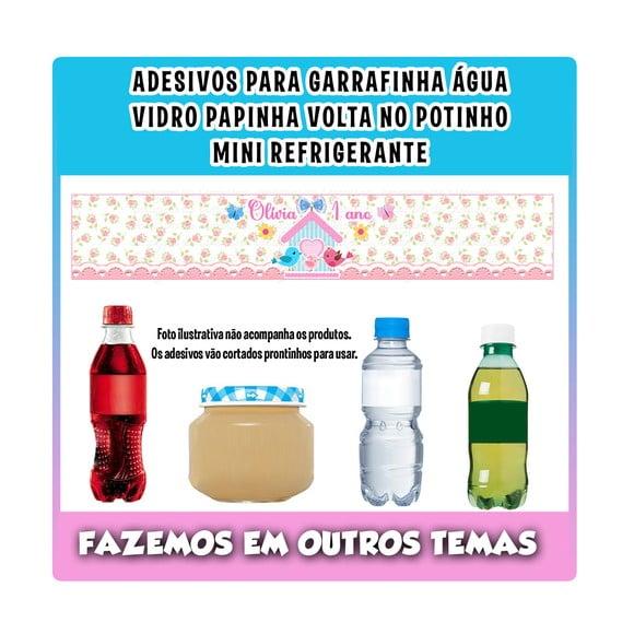 Adesivos Água Refrigerante Papinha Jardim Passarinho Fada