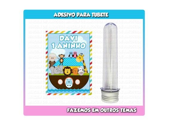 Adesivo para Tubete Arca de Noé