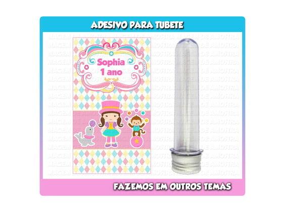 Adesivo para Tubete Circo