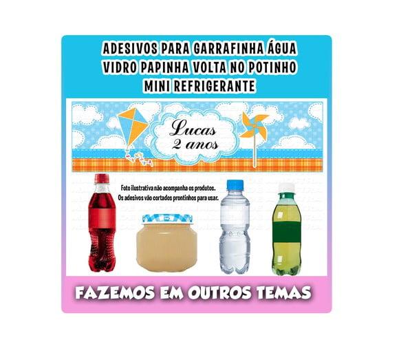 Adesivos Água Refri Papinha Caçulinha Pipas e Cataventos