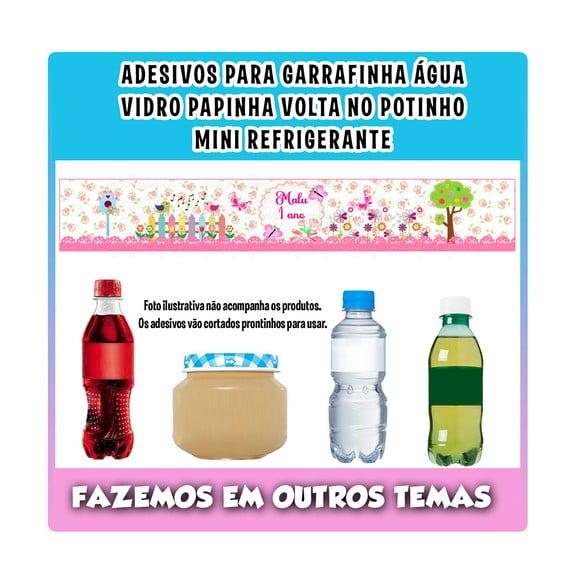 Adesivos Água Refrigerante Papinha Jardim Encantado Fada