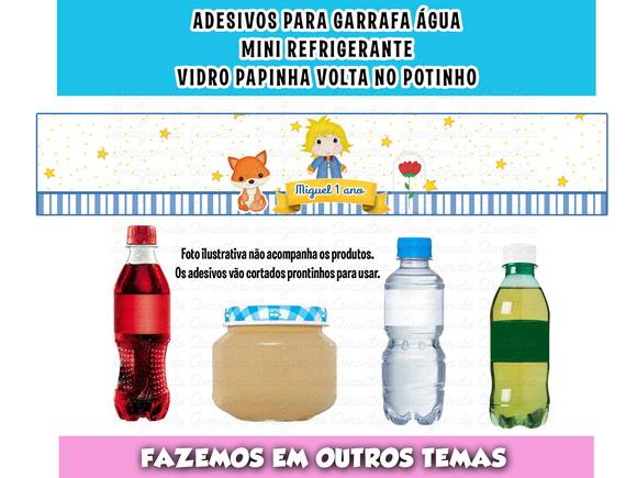 Adesivos Água Refrigerante Papinha Pequeno Príncipe Realeza