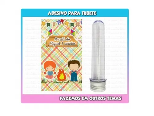 Adesivo para Tubete Anúncio