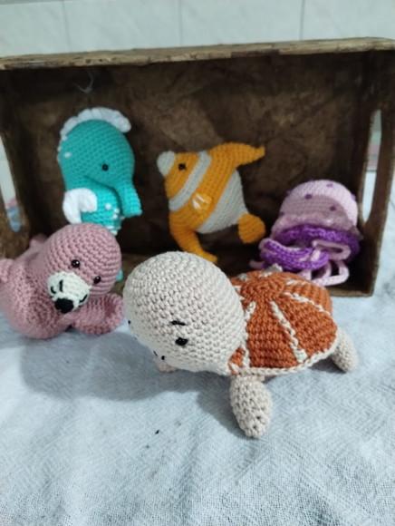 Amigurumi Animais Marinhos em Crochê