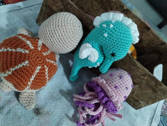 Amigurumi Animais Marinhos em Crochê