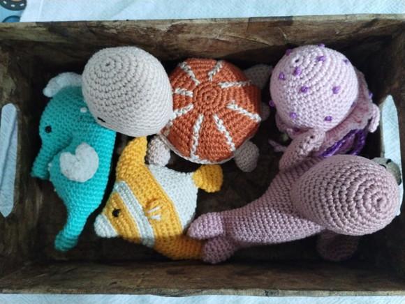 Amigurumi Animais Marinhos em Crochê