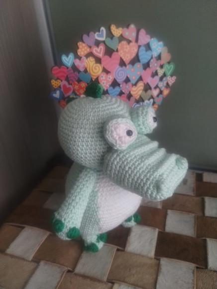 Amigurumi Crocodilo