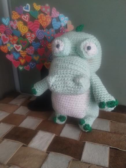Amigurumi Crocodilo