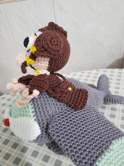 Aviador em Crochê - Amigurumi